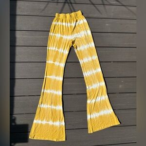 Billabong Sunburst Wave Yellow Flare Pants